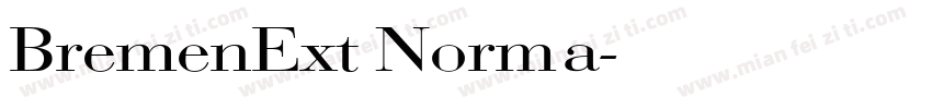 BremenExt Norma字体转换